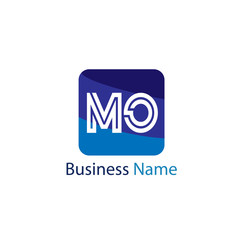 Fototapeta premium Initial Letter MO Logo Template Design