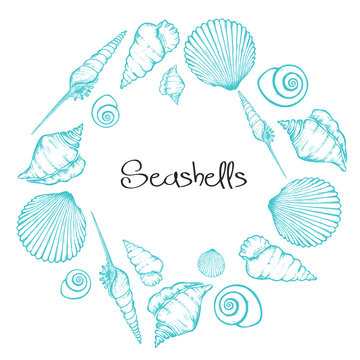 seashells  wreath