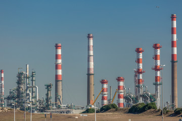 Industrial complex of oil refinery, Portugal