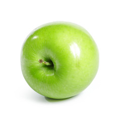 Green apple, isolated on white background