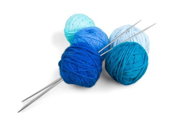 Wool Yarn and Knitting Needles