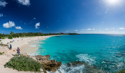 Saint Martin Sint Maarten Beaches Panoramic
