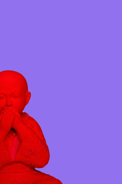 D Rendering, buddha keeping silence
