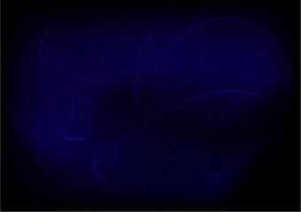 Abstract dark blue wave graphic background