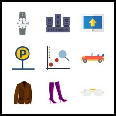 modern icon. up and parking vector icons in modern set. Use this illustration for modern works.