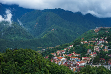 village in the mountains