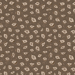 Hand drawn animal print seamless pattern. Abstract cheetah skin texture for surface design, textile, wrapping paper, wallpaper, phone case, fabric.