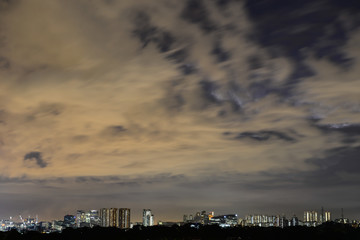 Fototapeta na wymiar Urban City at Night
