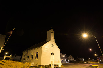 Old Church at Night