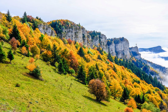 La Croix du Nivolet, Chamb&eacute;ry, France