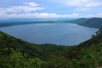 Fototapeta na wymiar Laguna de Apoyo crater lake - Nicaragua