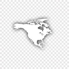 north america map