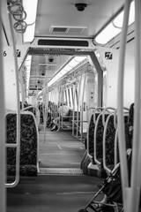 empty train scene in Australia