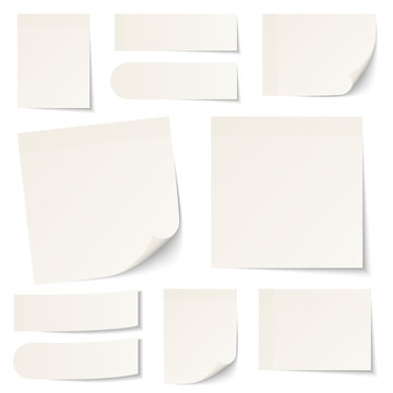 Stick Notes Beige Collection