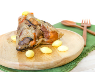 Sticky rice dumpling or Zongzi