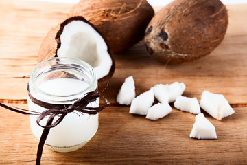 coconuts isolated on the white background