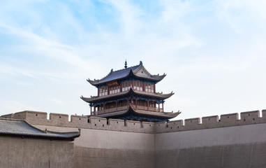 Jiayuguan, located in Gansu Province, China,