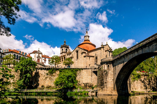 Sao Goncalo Church in Amarante in Portugal.