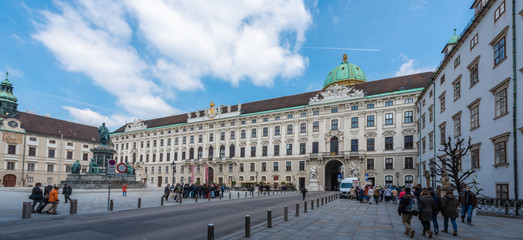Obraz premium heldenplatz vienna austria