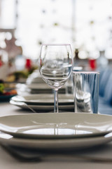 Table served for banquet