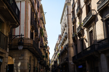 Fototapeta na wymiar Innenstadt von Barcelona