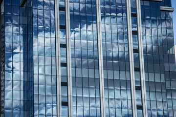 Fototapeta na wymiar Dettail of a glass building australian architecture
