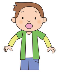 少年B 驚き