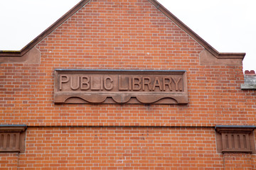 Public Library Sign