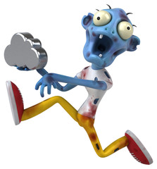 Fun zombie - 3D Illustration