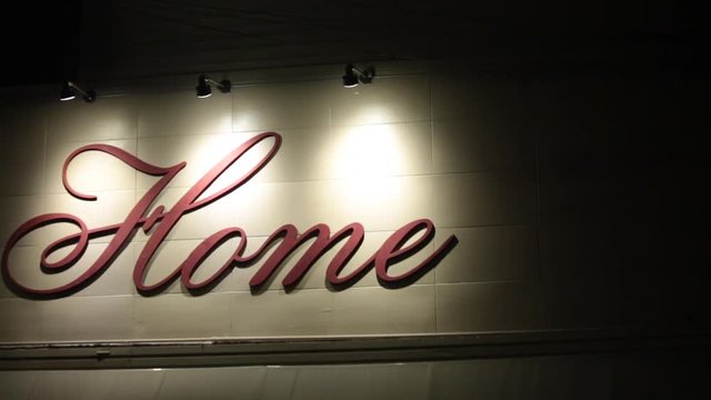 Home shop store sign