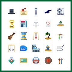 retro icon. vinyl and nitrogen vector icons in retro set. Use this illustration for retro works.