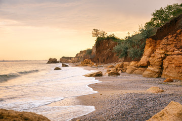 beach at sunset