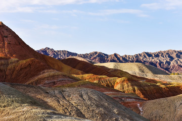 Danxia landform in Zhangye, China. Nature, Beauty