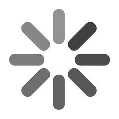 Loading icon vector.