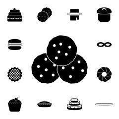 Cookies icon. Detailed set of Bakery. Premium graphic design. One of the collection icons for websites, web design, mobile app