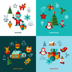 Digital vector merry christmas and new year