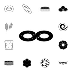 Pretzel icon. Detailed set of Bakery. Premium graphic design. One of the collection icons for websites, web design, mobile app