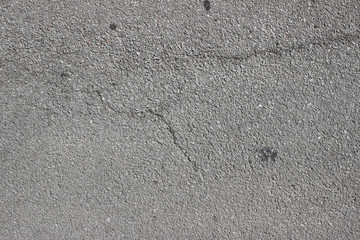Asphalt pavement surface texture detail close up