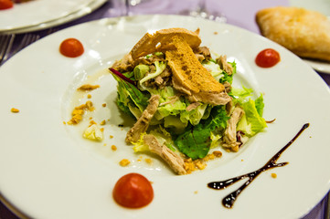 Food plates for weddings