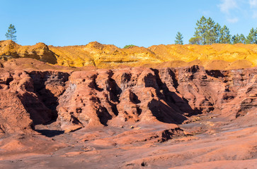 Remains of the old mines of Riotinto in Huelva (Spain)