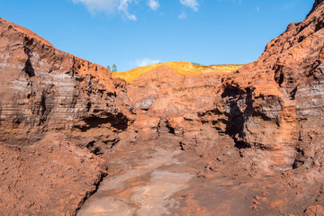 Remains of the old mines of Riotinto in Huelva (Spain)