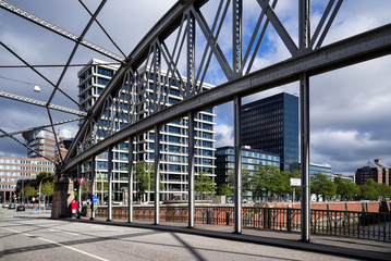 Fototapeta premium Hamburg - auf der Kornhausbrücke