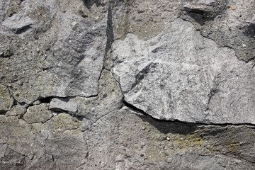 Stone wall fence surface texture close up detail 