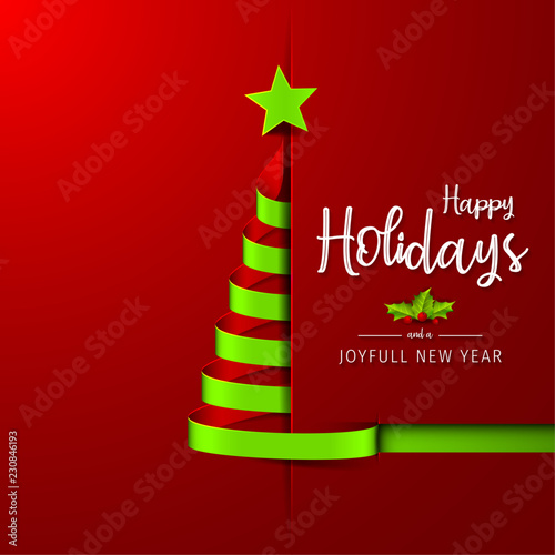 happy holidays and joyful new year greeting card happy holidays and happy holidays and new year greetings