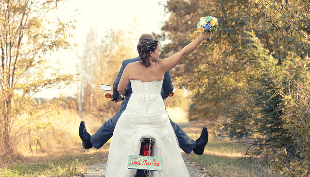 Hochzeit und Flitterwochen