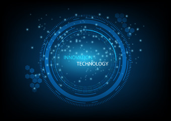 Abstract Hexagon and light effect that can use to present digital life and innovation technology.