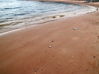 small waves in the surf