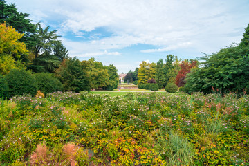 Beautiful view of Parco Sempione in Milan