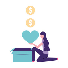 volunteers help work