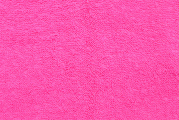 Pink towel macro texture background